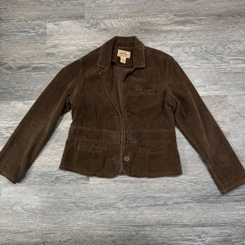 Y2k 00's Aeropostale Limited Edition Brown Cotton Jacket Womens Medium